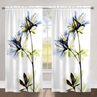 Azalea Sheer Curtain Single Panel