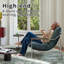 Fauteuil d'appoint Mid-Century moderne - vert