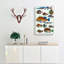 Exotic Fish Illustration - Wrapped Canvas Painting-55313789