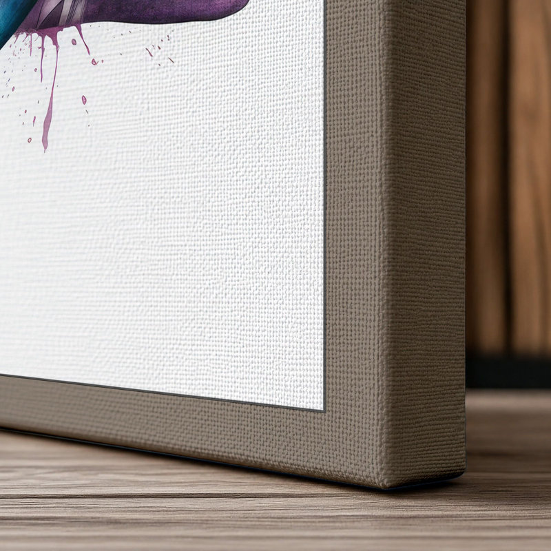 Dancer in Motion Modern - Wrapped Canvas, 18x12 - 45.7 x 30.5 cm, Taupe Border