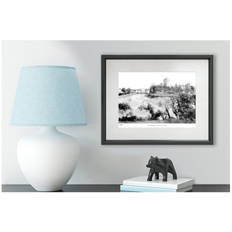 Pembroke, Castle 1890 by Francis Frith - Single Picture Frame Print, 45cm H x 60cm W