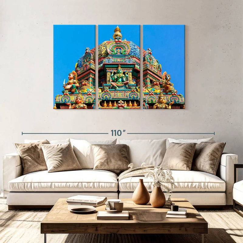 Rorry Ornate Sri Mariamman Temple, 48" H x 74" W