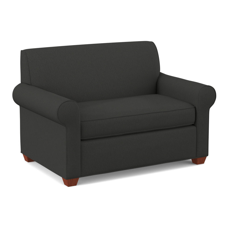 Finn Upholstered Accent Chair, BM Cherry, Cardigan Coal