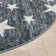 Kennedy Stars Grey Children's Rug