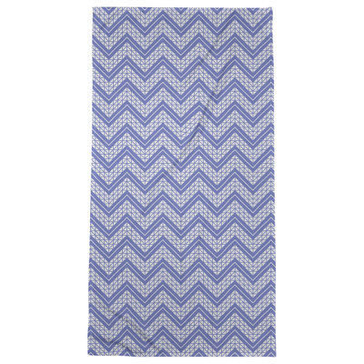 Serviette de plage à chevrons à la main classic Stephenie