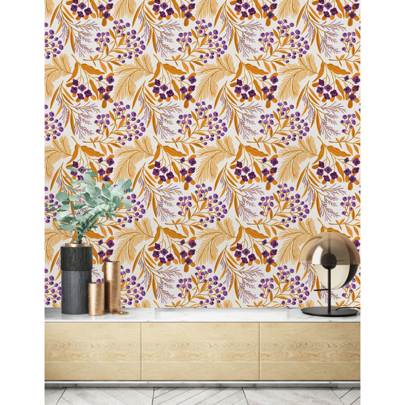 Rouleau de papier peint adhésif Prunedale, L 16,67 po x l 25 po