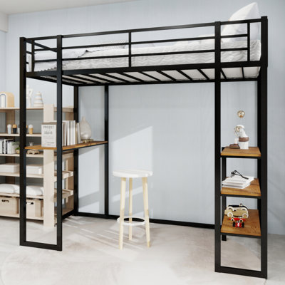 Iron Frame Bed With Bed And Table, Children
