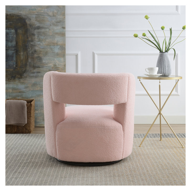 Fauteuil demi-tonneau pivotant Teddy