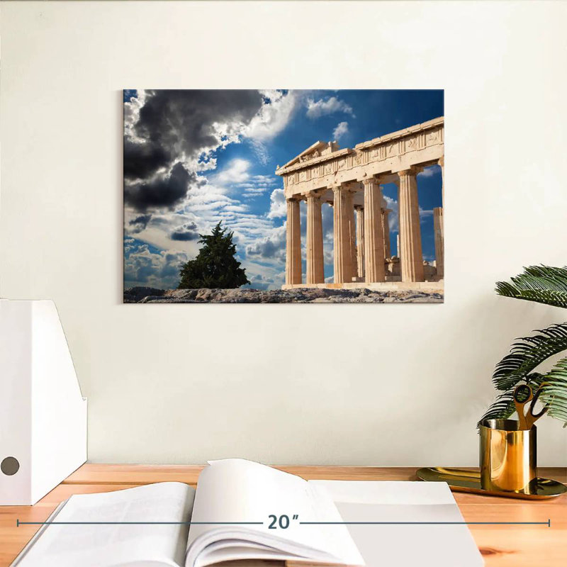 Ravi Acropolis Of Athens, 8" H x 12" W