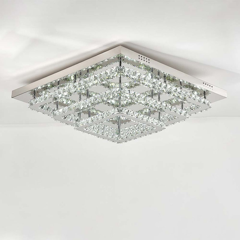 Hurley LED Flush Mount, 23cm H x 60cm W x 60cm D