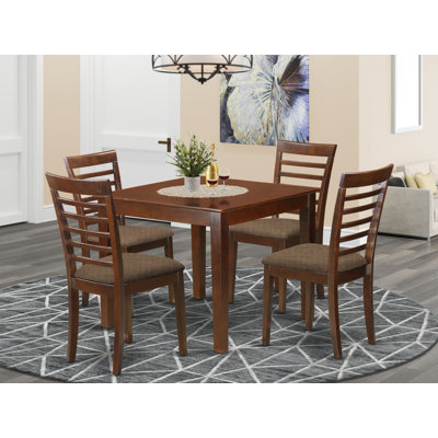 Gazaway 5 - Piece Solid Wood Dining Set by Three Posts