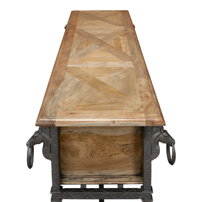 62'' W Solid Wood Console Table