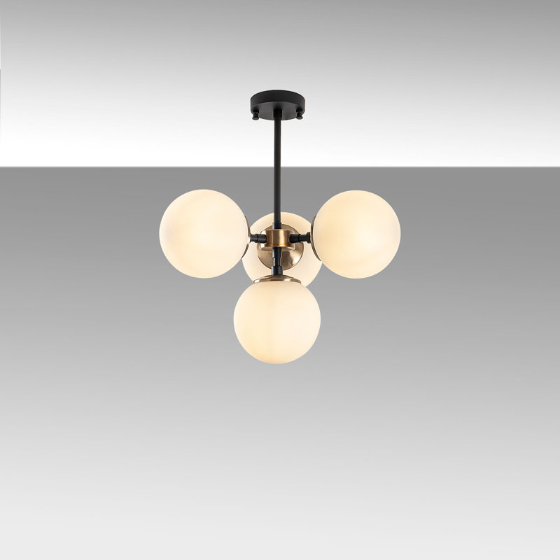 Madiun 4 - Light Unique/Statement Chandelier, Black