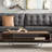 Table basse avec rangement de style traîneau-40902427