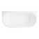Arrington 59" Acrylic Soaking Tub with Integrated Overflow and Drain