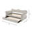 Upholstered Twin Daybed With Trundle