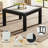 47-Inch Faux Marble Square Dining Table
