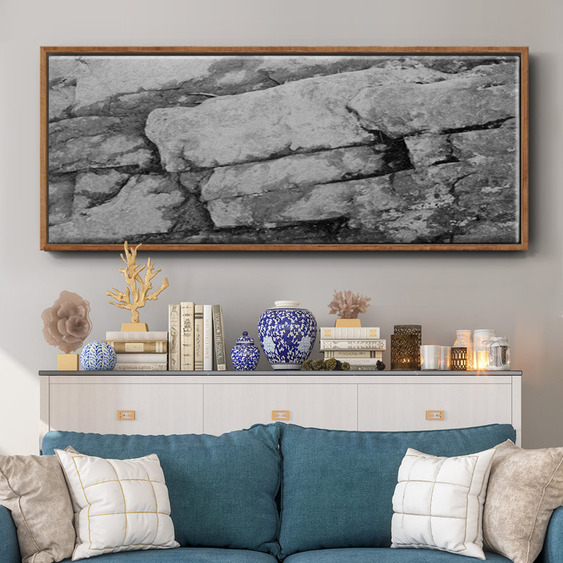 Found Textures XIII- Framed Canvas