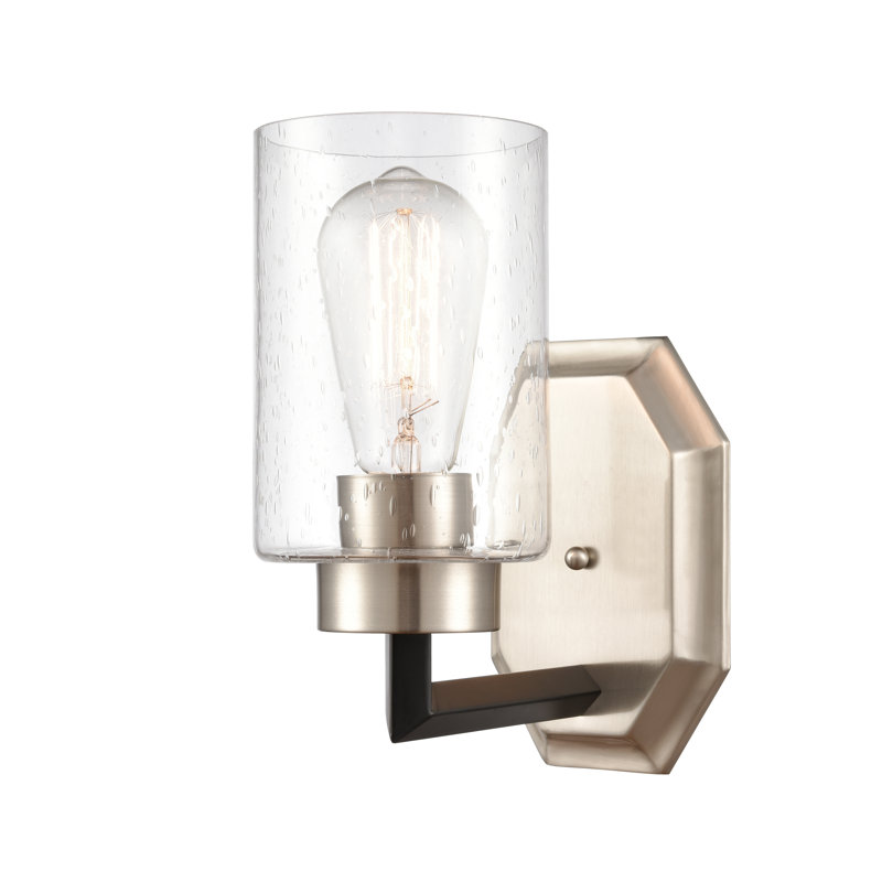 Dedra Chrome Wall Sconces, Clear, Incandescent, No