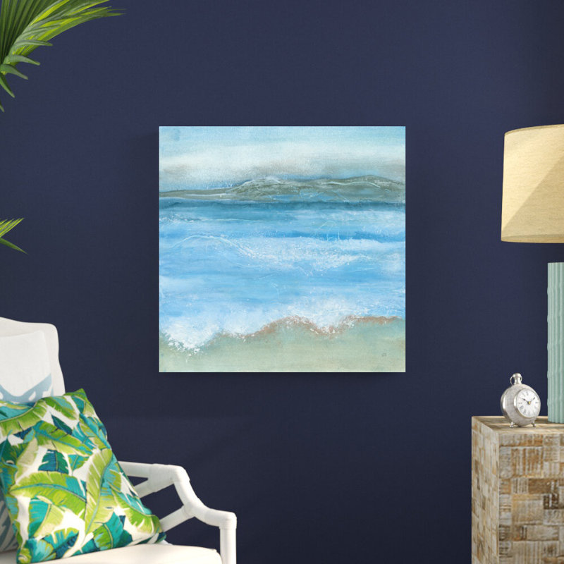 «Coastal I» par Chris Paschke, reproduction d'art sur toile tendue, H 30 po x l 30 po