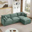 Modular Sectional Sofa With Movable Ottoman, DIY Configurable L-Shaped Couch For Living Room, Cloud-Like Comfort And Chenille Upholstery.-804629062-804629081
