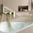 3-Functiom Tub and Shower Faucet with Rough-in Value and Handheld Spray-104804348