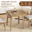 Extendable Dining Table Sets(Must include both Table and Chair), MDF Wood Modern Small Kitchen-436923554