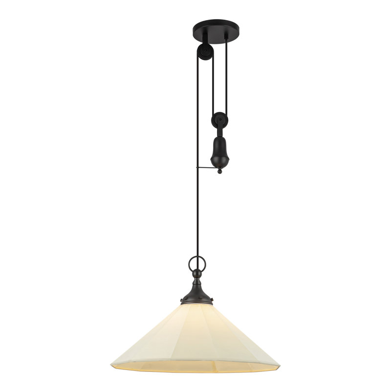 Ellen 1 - Light Single Pendant, Black