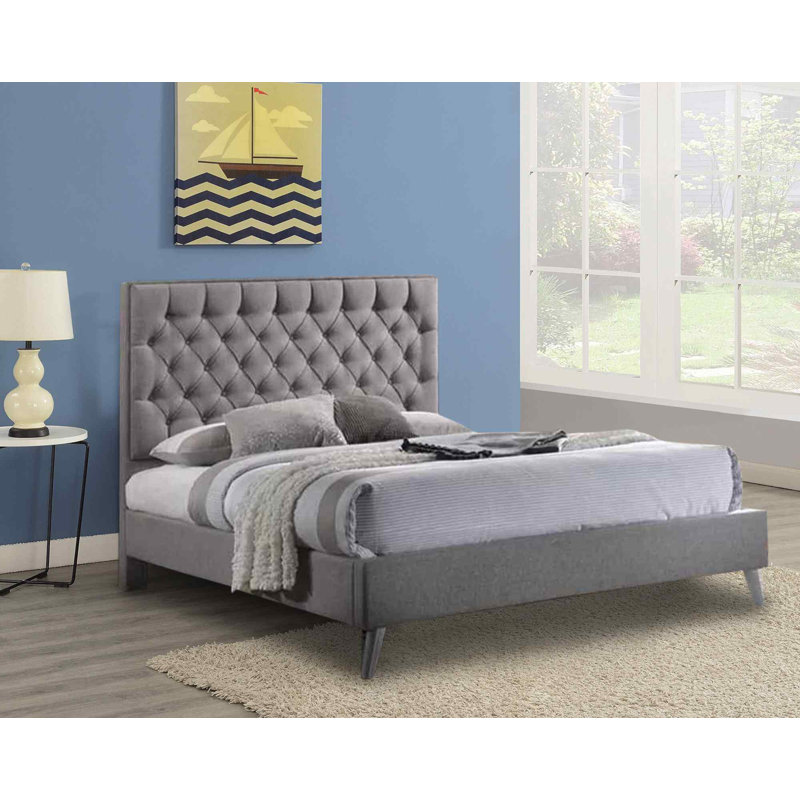 Upholstered Bed, Single (3'), Steel
