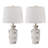 ChenJoss 23" Ceramic Table Lamp Set, suitable for bedrooms, living rooms, desks, and offices-1341015840