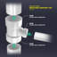 2 po x 1 1/2 po x 2 po avec conduit d'évacuation des eaux usées en PVC et drain en PVC, drain en PVC blanc, raccord d'évacuation et d'évacuation
