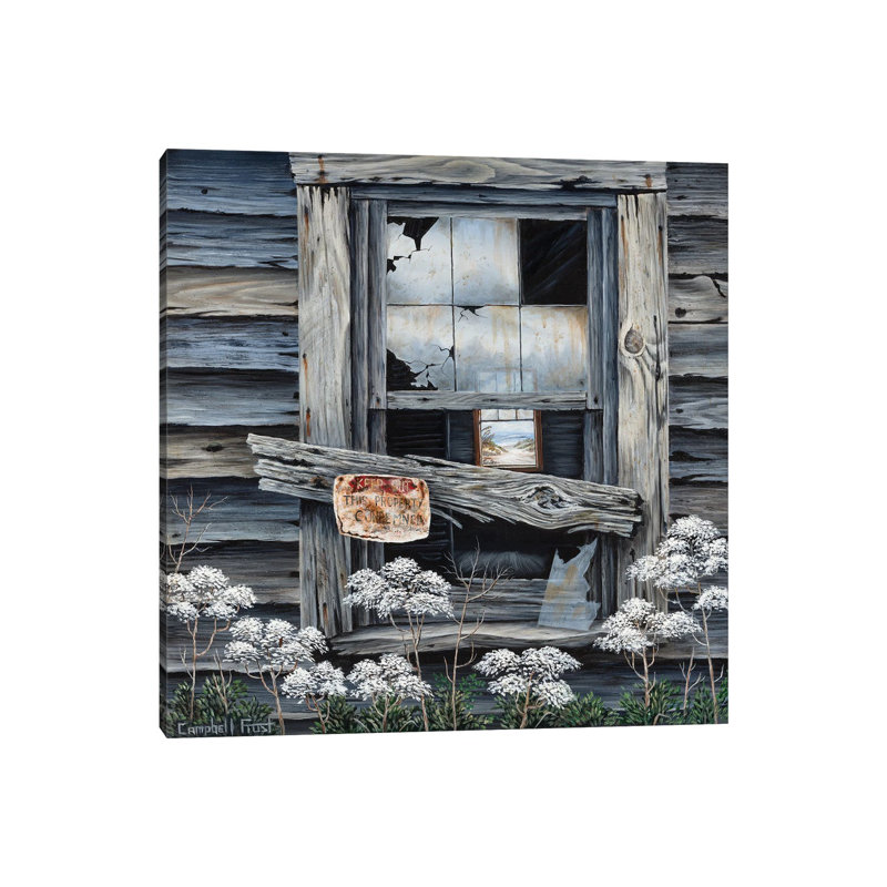 Keep Out by Campbell Frost - Gallery-Wrapped Canvas Giclée on Canvas, Canvas, 30.48 cm H x 30.48 cm W