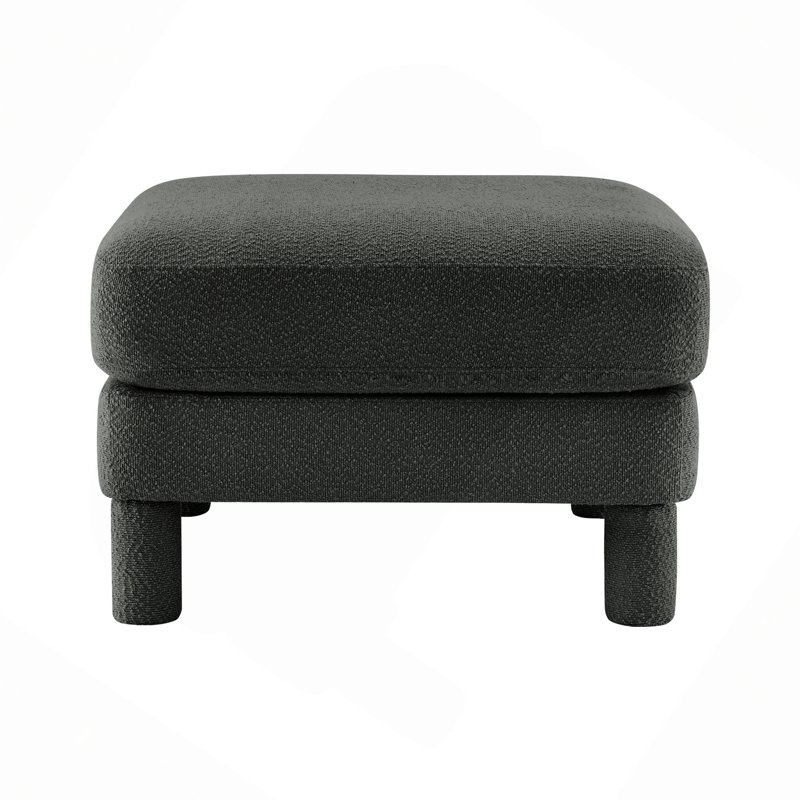 Lucas Ottoman Polyester, Dark Gray