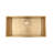 36'' L Undermount Single Bowl Stainless Steel Kitchen Sink Satin Brass Finish