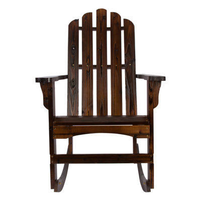 Janes Solid Wood Rocking Adirondack Chair