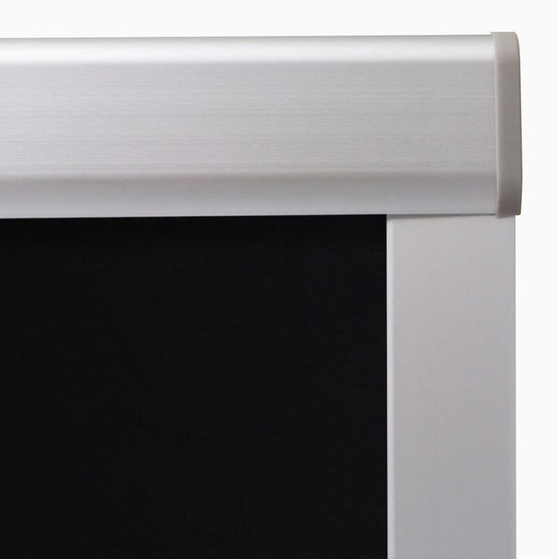 Blackout Roller Blind, Silver, 114cm x 140cm