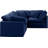 Itala Velvet L-Shaped Sectional Reversible-94482400