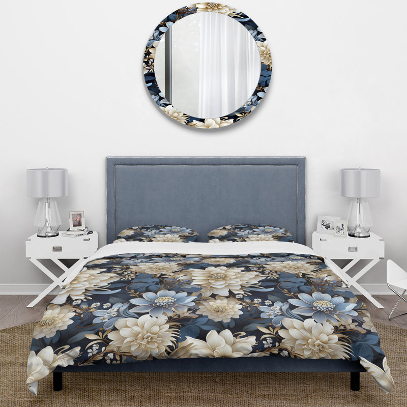 Ensemble de housse de couette Serene, Housse de couette pour très grand lit et 2 très