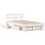 Bed Frame with Headboard Solid Pine Wood-1608597479-1608597482