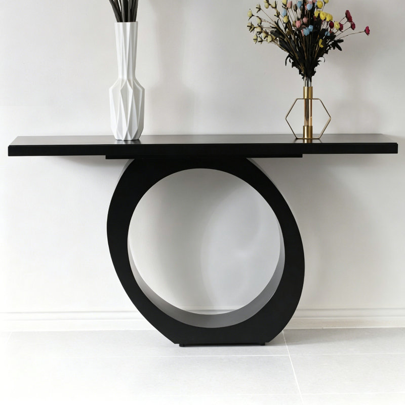 Console italienne moderne luxueuse, 33.5" H x 55.1" W x 15.7" D