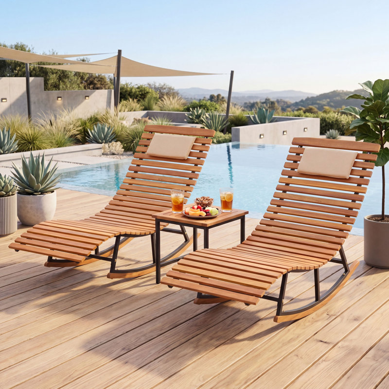 Chaise longue d'extérieur Azoria