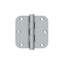 Deltana DSB35R510B-R 3-1/2" x 3-1/2" x 5/8" Radius Hinge, Residential in Oil-rubbed Bronze Pair-848653341