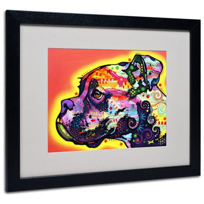« profile boxer », impression sur métal