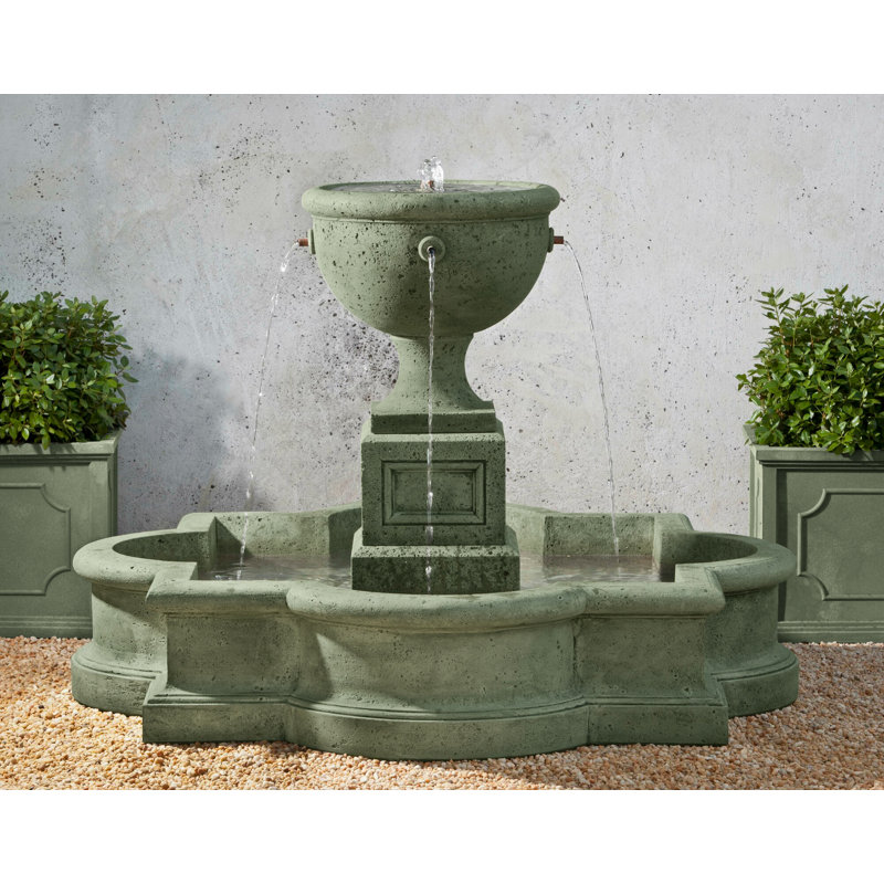 Navonna Floor Fountain, Copper Bronze