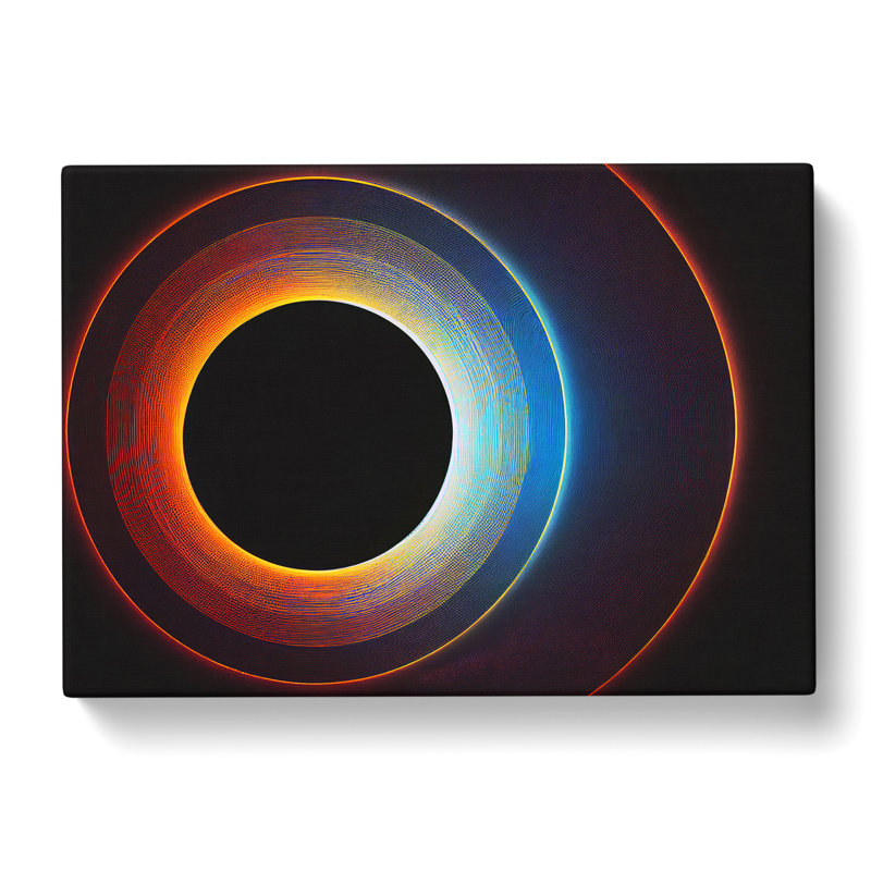 Hopeful Modern Abstract Art - Wrapped Canvas, 40cm H x 60cm W x 3cm D