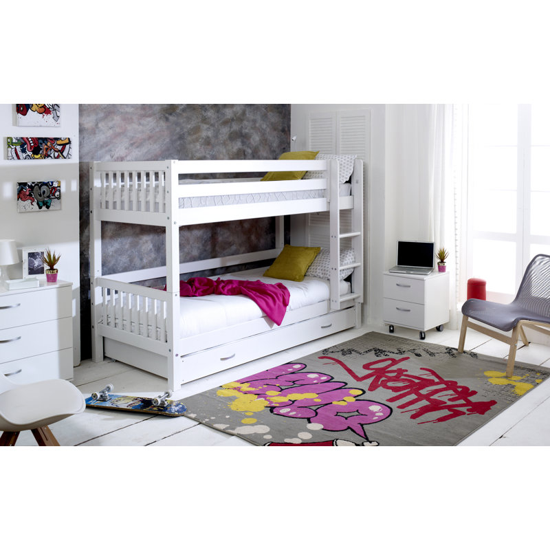Solorzano European Single (90 x 200cm) Standard Bunk Bed