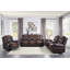 Canapé moderne de luxe inclinable double avec supports centraux-712390754