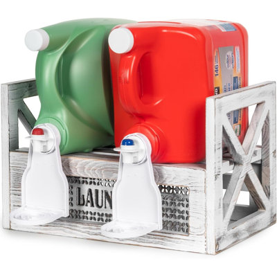 Laundry Detergent Holder With Drip Tray Catcher