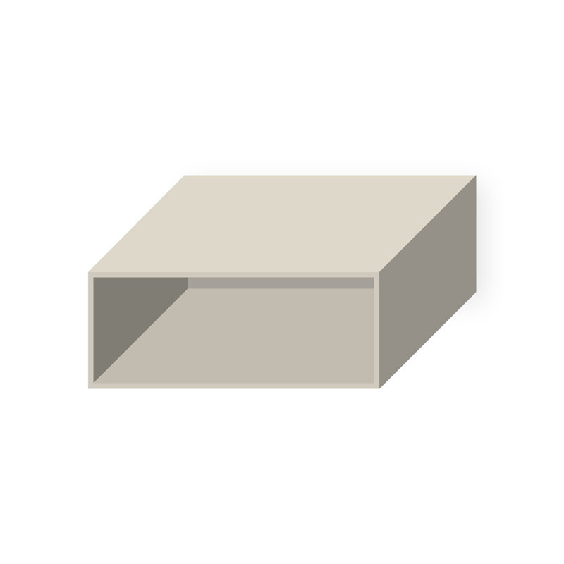 Atelier Cube Shelf, 17 3/4" W x 14" D, Matte Dew White