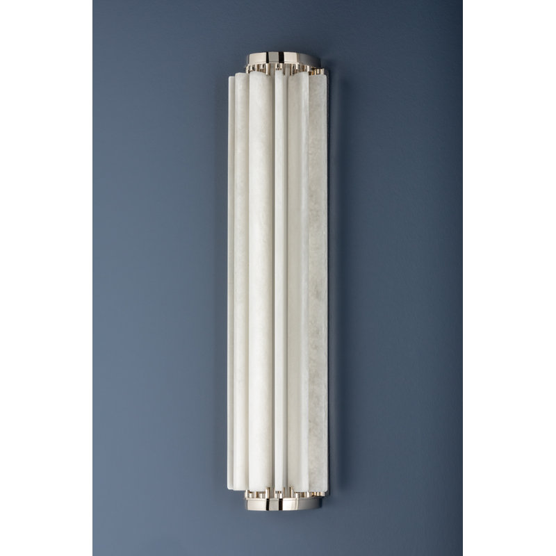 Hillside 1 Light Wall Sconce, Polished Nickel